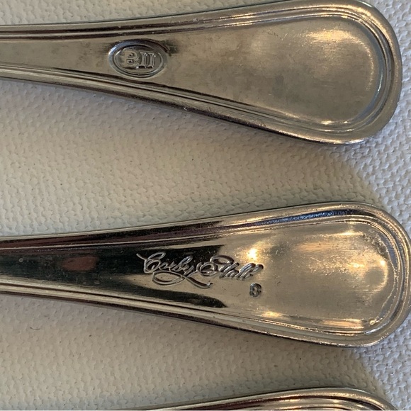 Walco PACIFIC RIM Contemporary 5 Piece Spoons Forks W Mixed Brands Same Pattern - Picture 7 of 11